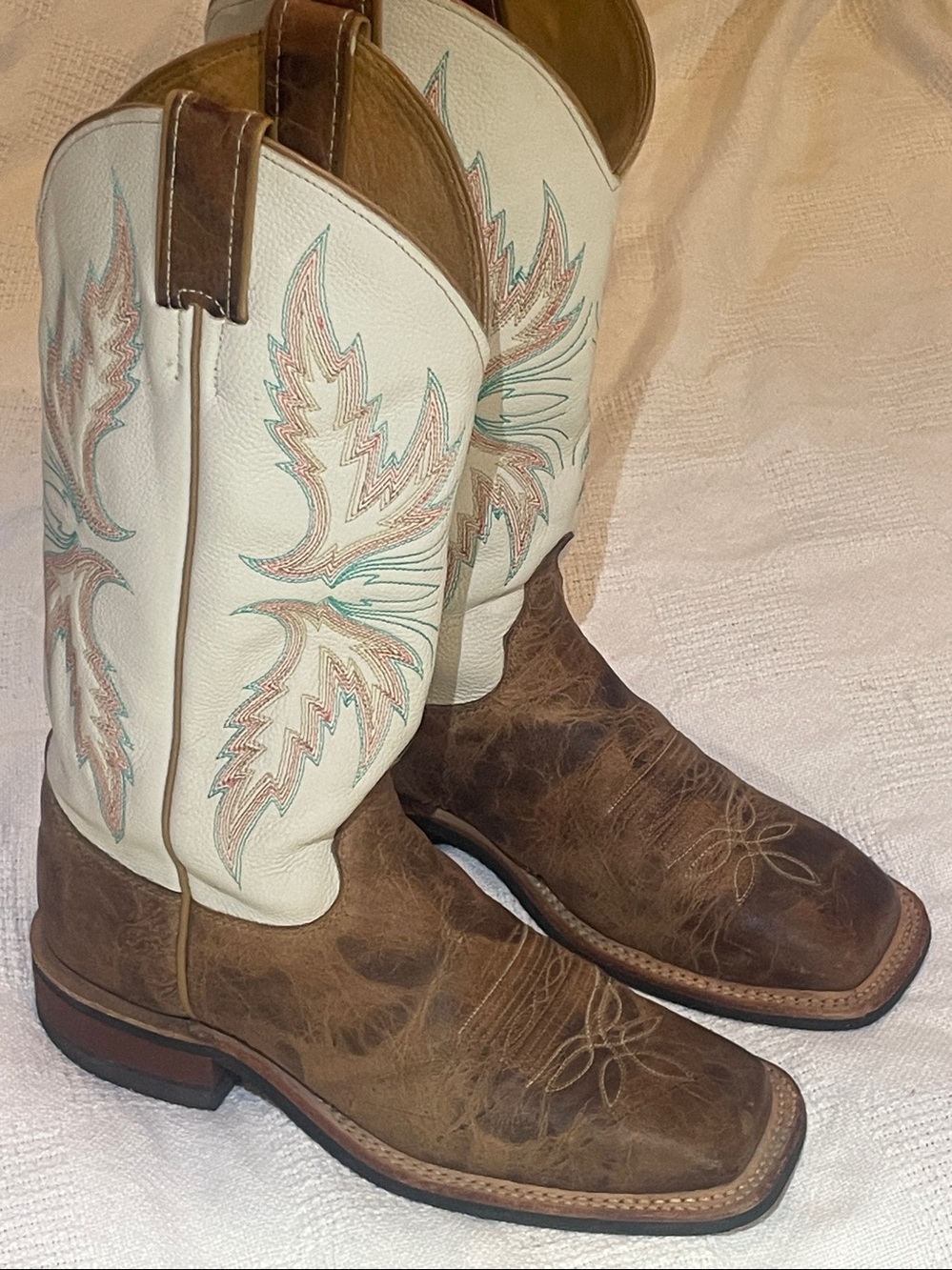Women’s Justin Bent Rail Two-Tone Western Cowgirl Boots 7